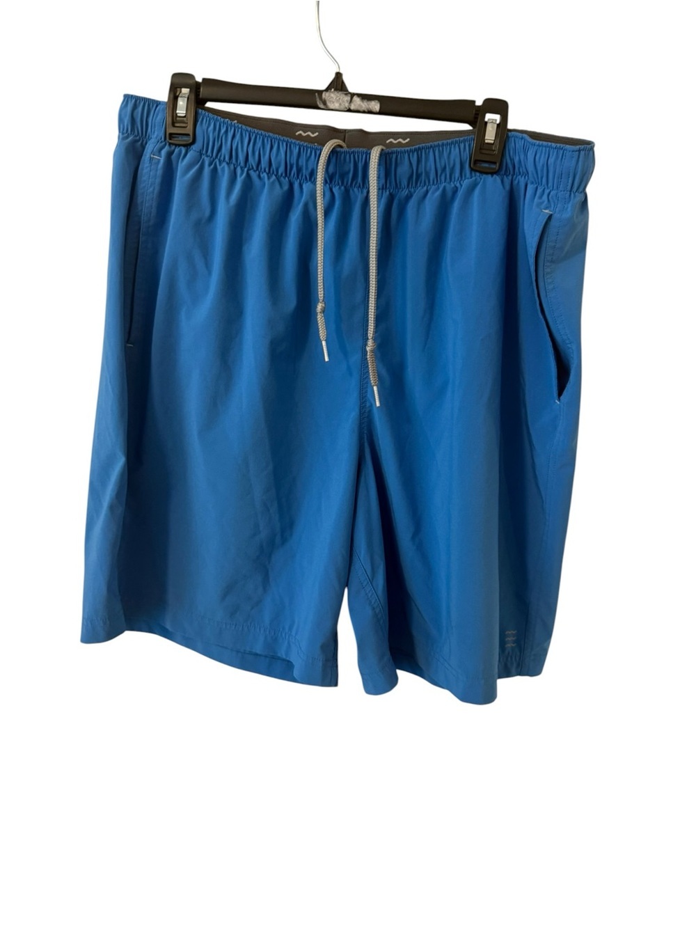 Free fly Men's Athletic Swim/Board Shorts - Electric Blue XXL NWOT